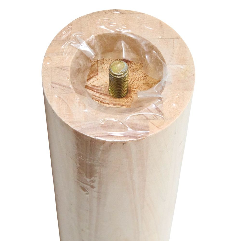 メルクシパイン丸脚　ボルト付　　約６００ｍｍ&times;６０パイ, &Phi;60mm, 600mm