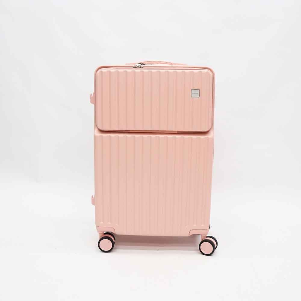 ＵＳＢポート付きキャリーケース　Ｍサイズ, ブラック, M