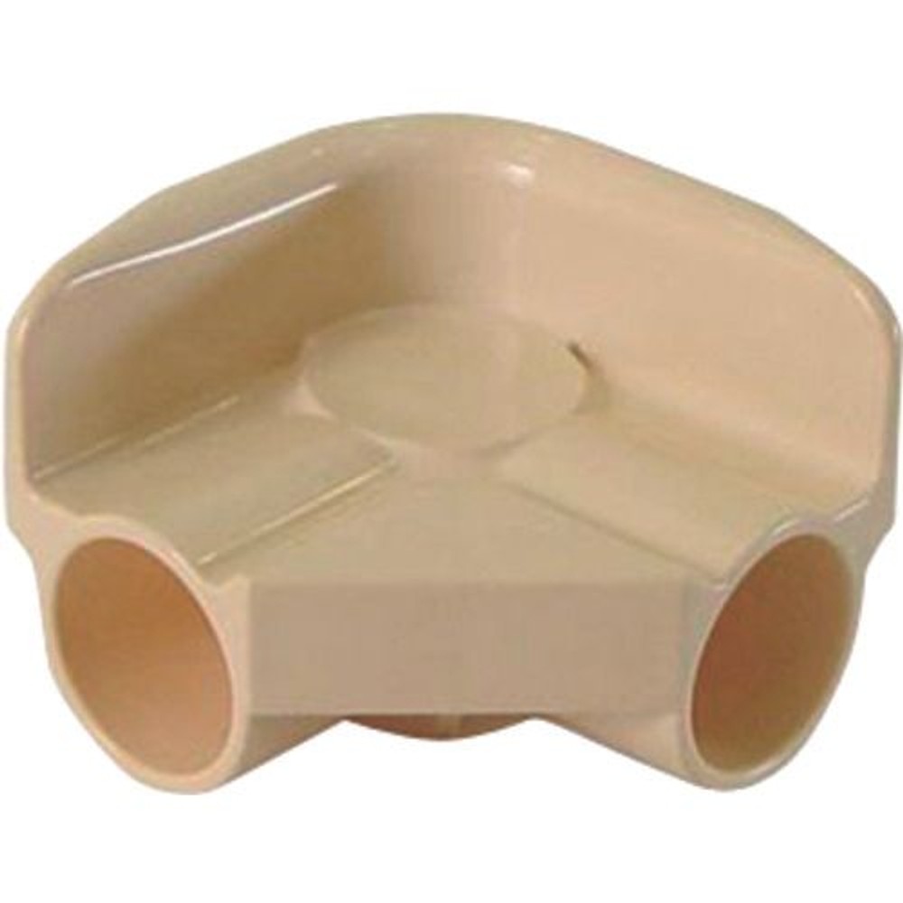 YAZAKI 矢崎化工 イレクタープラスチックジョイント JG-11A S コーナー受け用 &Phi;28用, アイボリー, JG-11A S