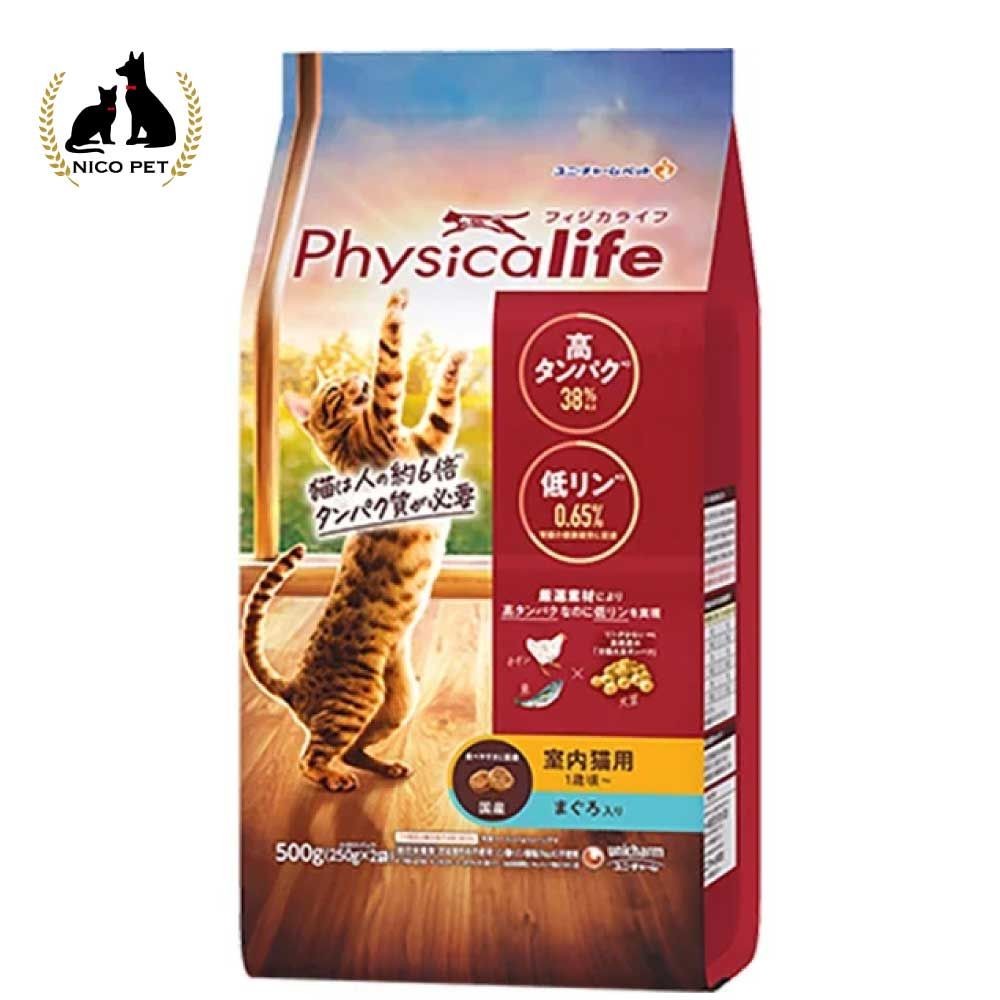 Ｐｈｙｓｉｃａｌｉｆｅ（フィジカライフ）　室内猫用　まぐろ入り　５００ｇ