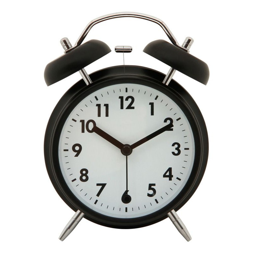 置時計　ベル　ブラック, ブラック, その他サイズ１