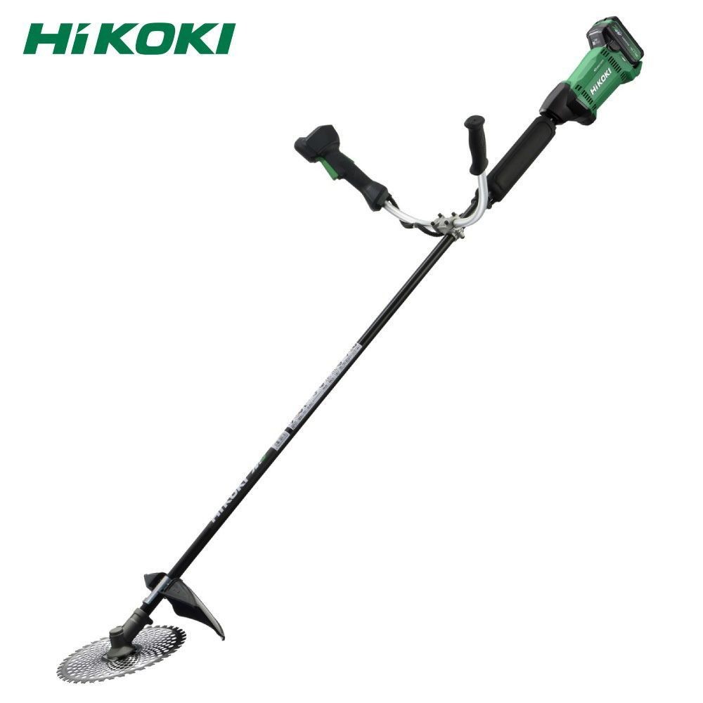 【数量限定】電池２個付 ハイコーキ 36Vコードレス 刈払機 CG36DC(WPZ)  255mm 蓄電池・充電器セット＋進呈品 蓄電池付, アグレッシブグリーン, 36V
