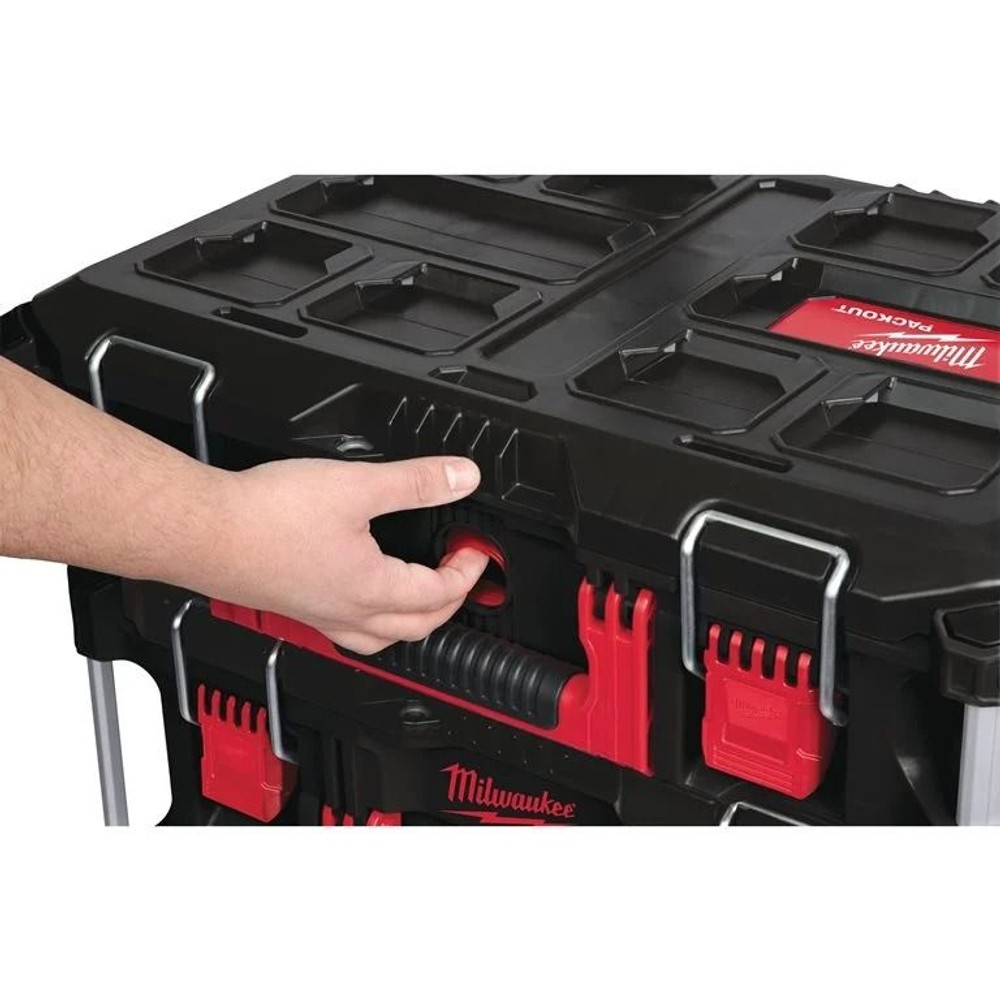 【数量限定】 milwaukee PACKOUT ツールボックス ブラック Mサイズ, 黒, Mサイズ
