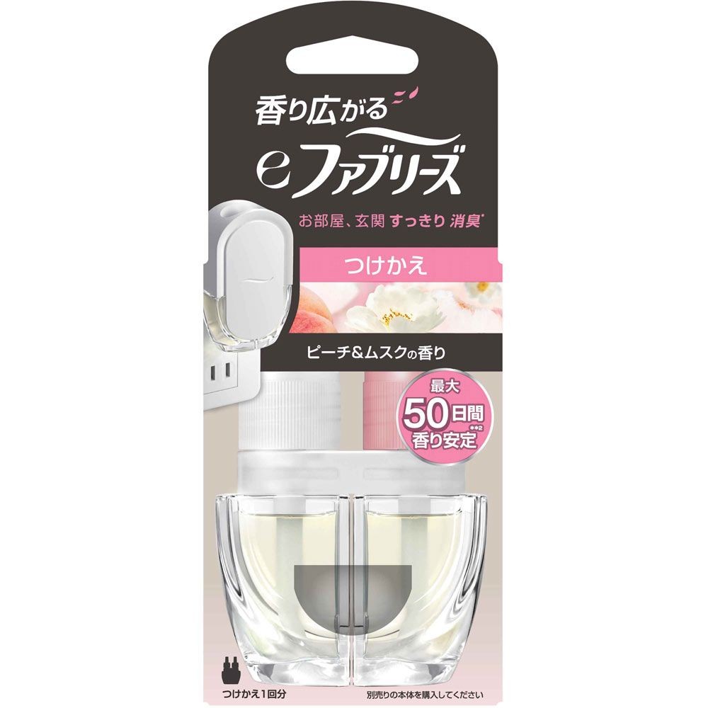 ｅファブリーズ　ピーチ＆ムスク　詰替, ピーチ＆ムスク, 詰替