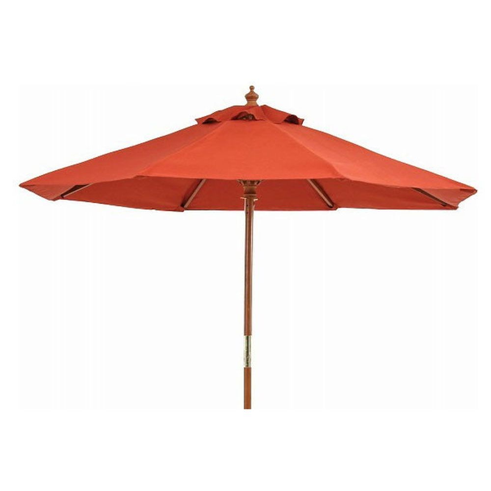 不二貿易  木製パラソル　210ｃｍ, アイボリー, 直径約209cm