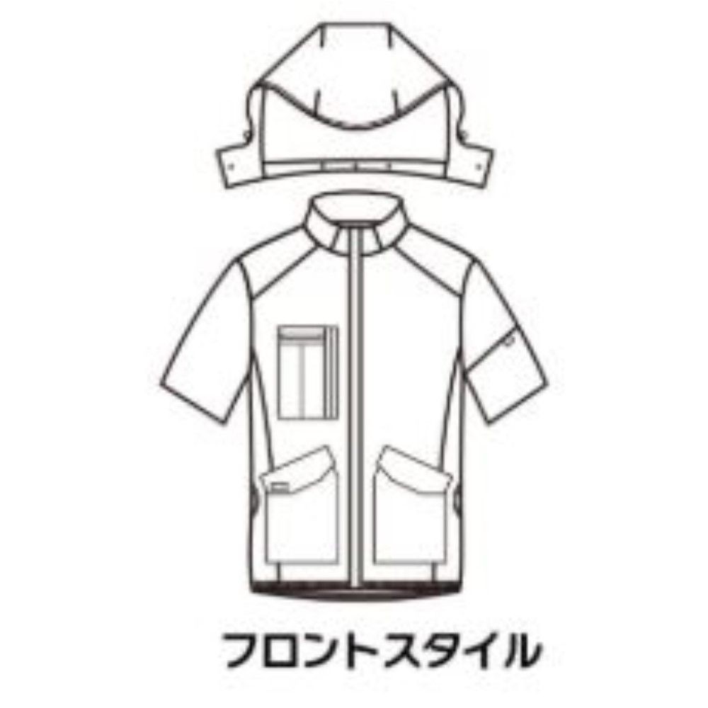 BURTLE AIRCRAFT バートル エアークラフト AC2076 ブラック, ブラック, Mサイズ