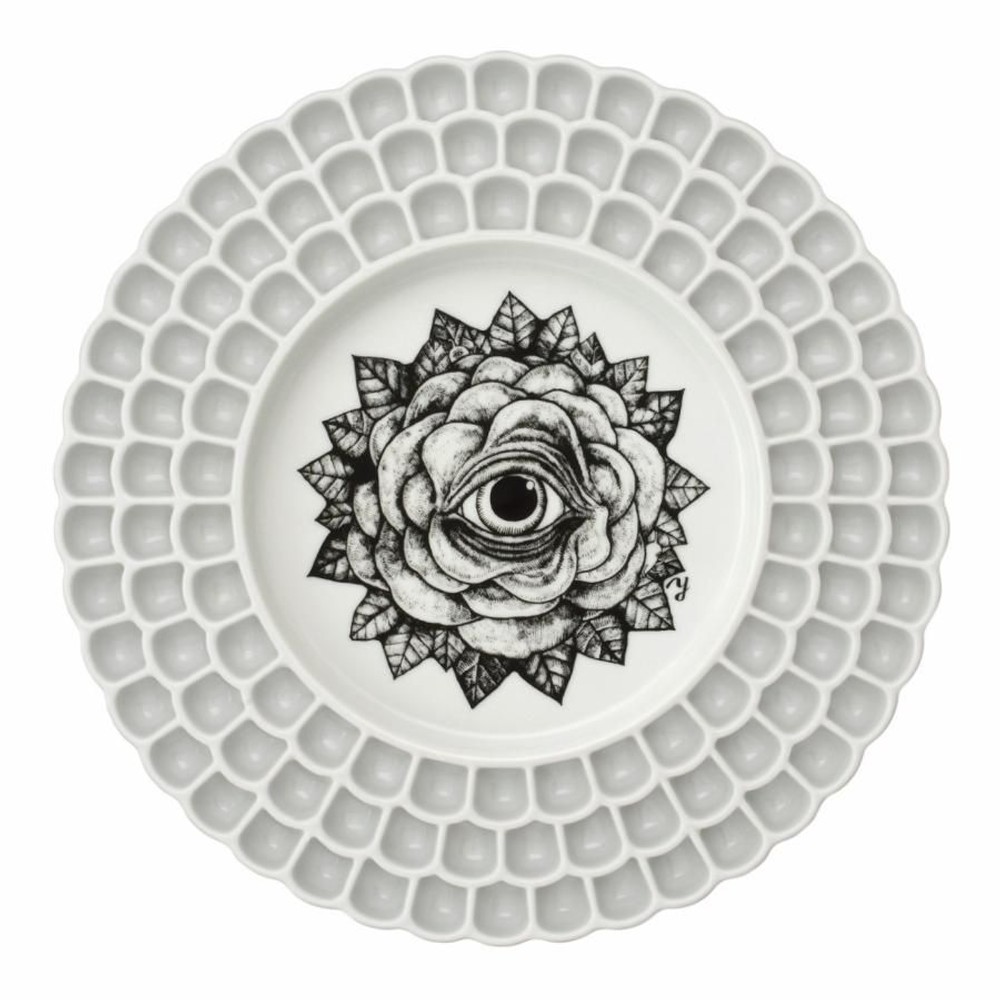 ヒグチユウコ×ホルベイン 絵具皿 108色仕切 眼花 2023 コラボアイテム (474 477), ヒグチユウコ×絵具皿  2023, 108色仕切 眼花
