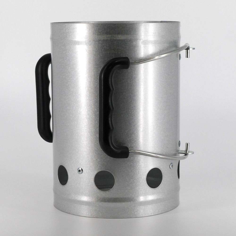 ＢＢＱ火起こし壺, スチール, 高さ230mm