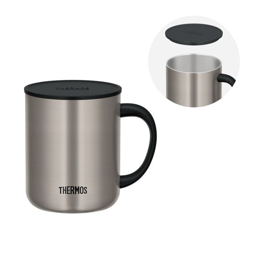 サーモス　真空断熱マグカップ ＪＤＧー４５２Ｃ ＳＭＴ, ステンレスマット, 450ml