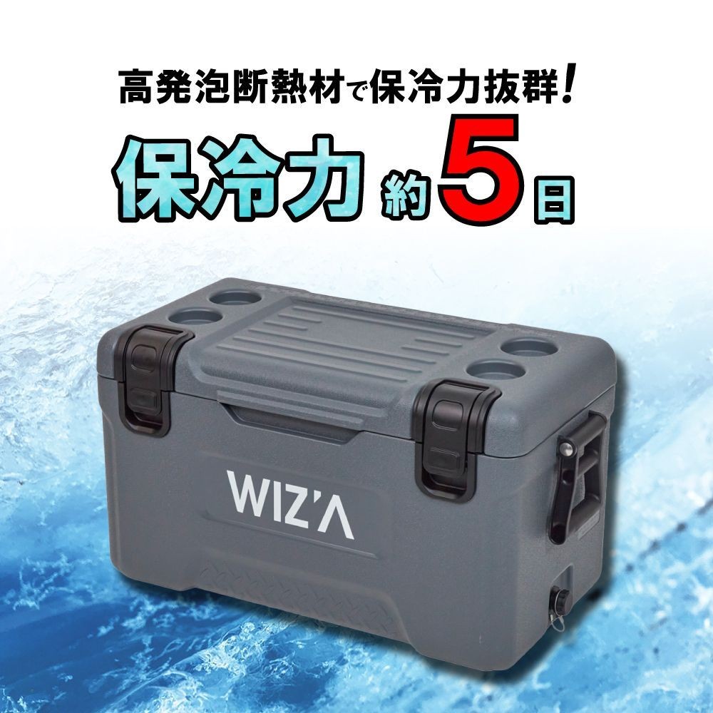 ウィザ WIZ'A 5DAYS　クーラー  45L, ダークグレー, 45L