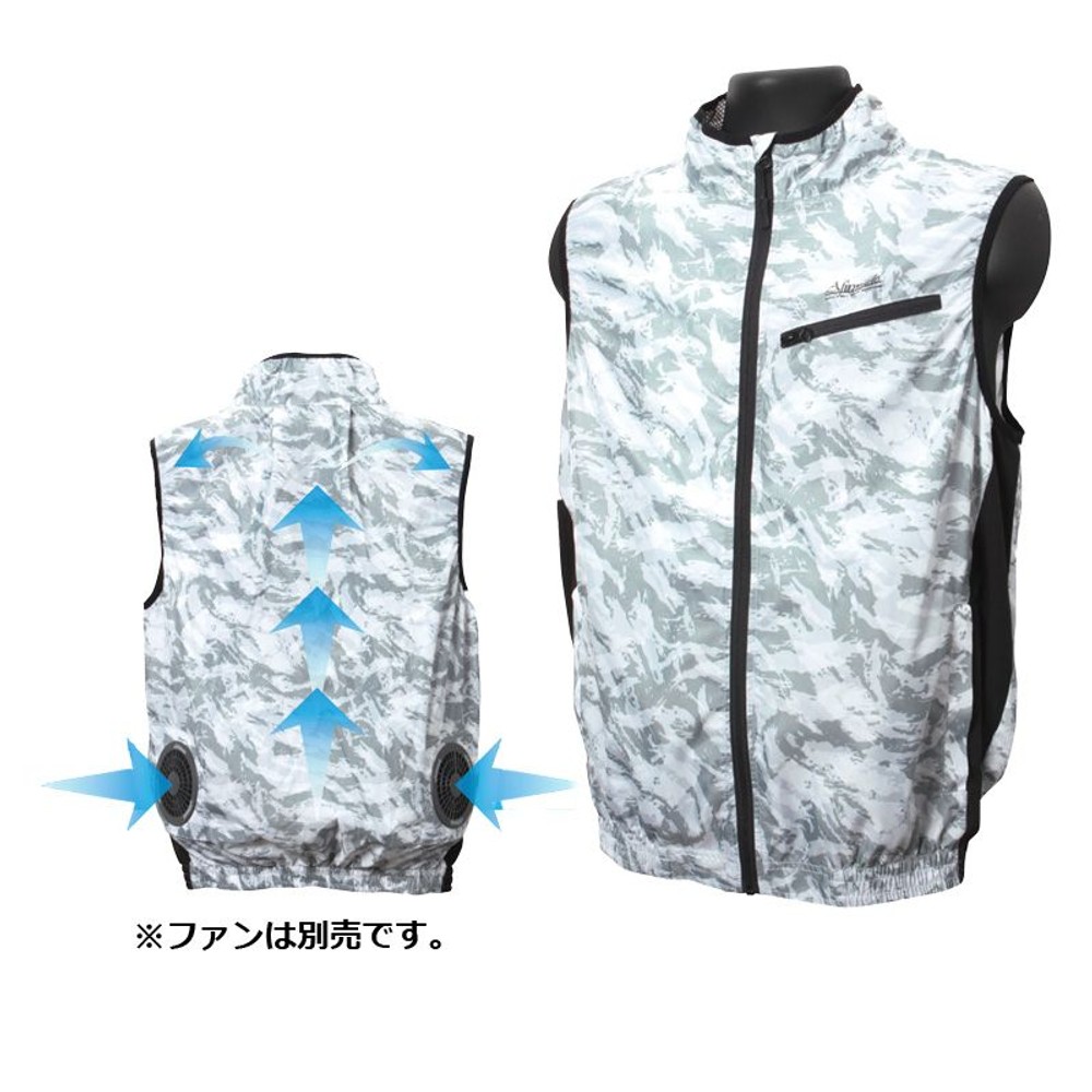 【数量限定】【値下げ】空調ウェア　ベスト　カモ, カモ（3）, Ｍサイズ