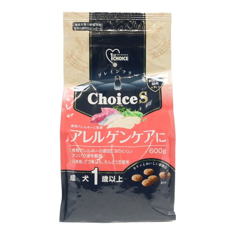 ファーストチョイス　ＣｈｏｉｃｅＳアレルゲンケア成犬１歳以上, 成犬1歳以上, 600g