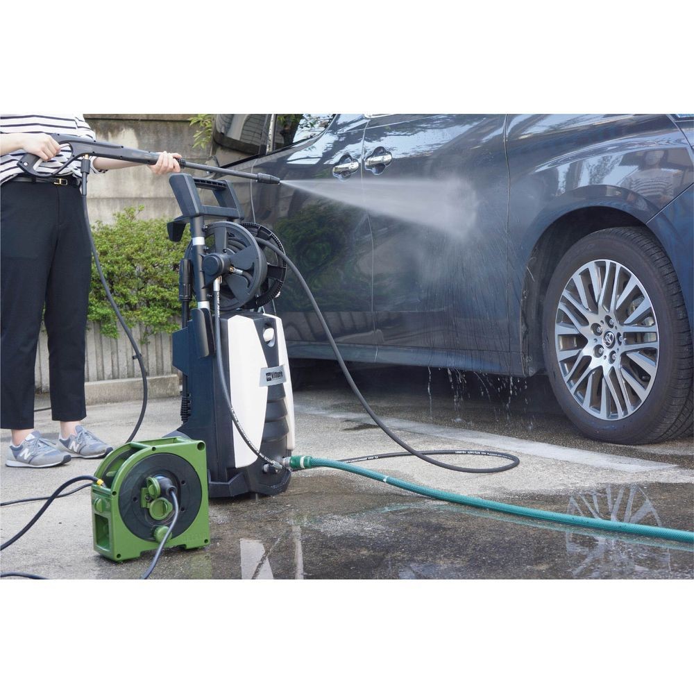 ハタヤ(HATAYA) カーサリール 野外・屋内兼用 15A 10m 2P×2個 CR-10-OG, OG, 10m