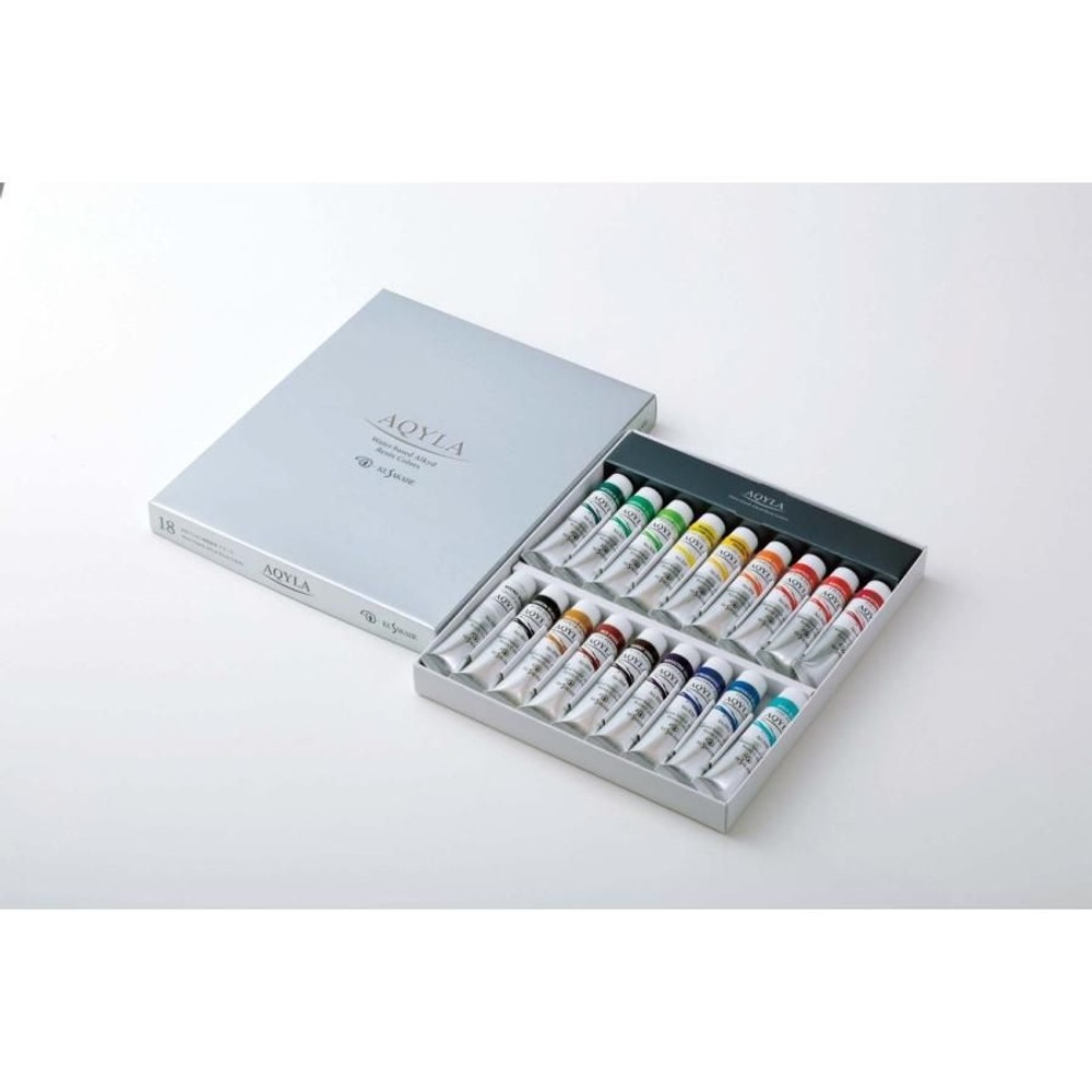 クサカベ アキーラ 18色セット（6号20ml&times;18色） NAQ6-18 AQYLA, NAQ6-18色セット, 20ml 18色セット