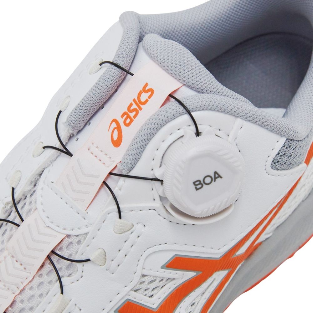 アシックス（ASICS） ウィンジョブCP219 BOA ホワイト×ショッキングオレンジ, ホワイト×ショッキングオレンジ, 25.5cm
