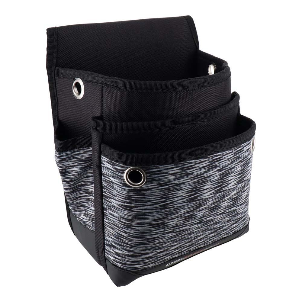 DBLTACT スパンデックスシリーズ　腰袋3段大ワイド　レッドDT-03W, ブラック, 3段