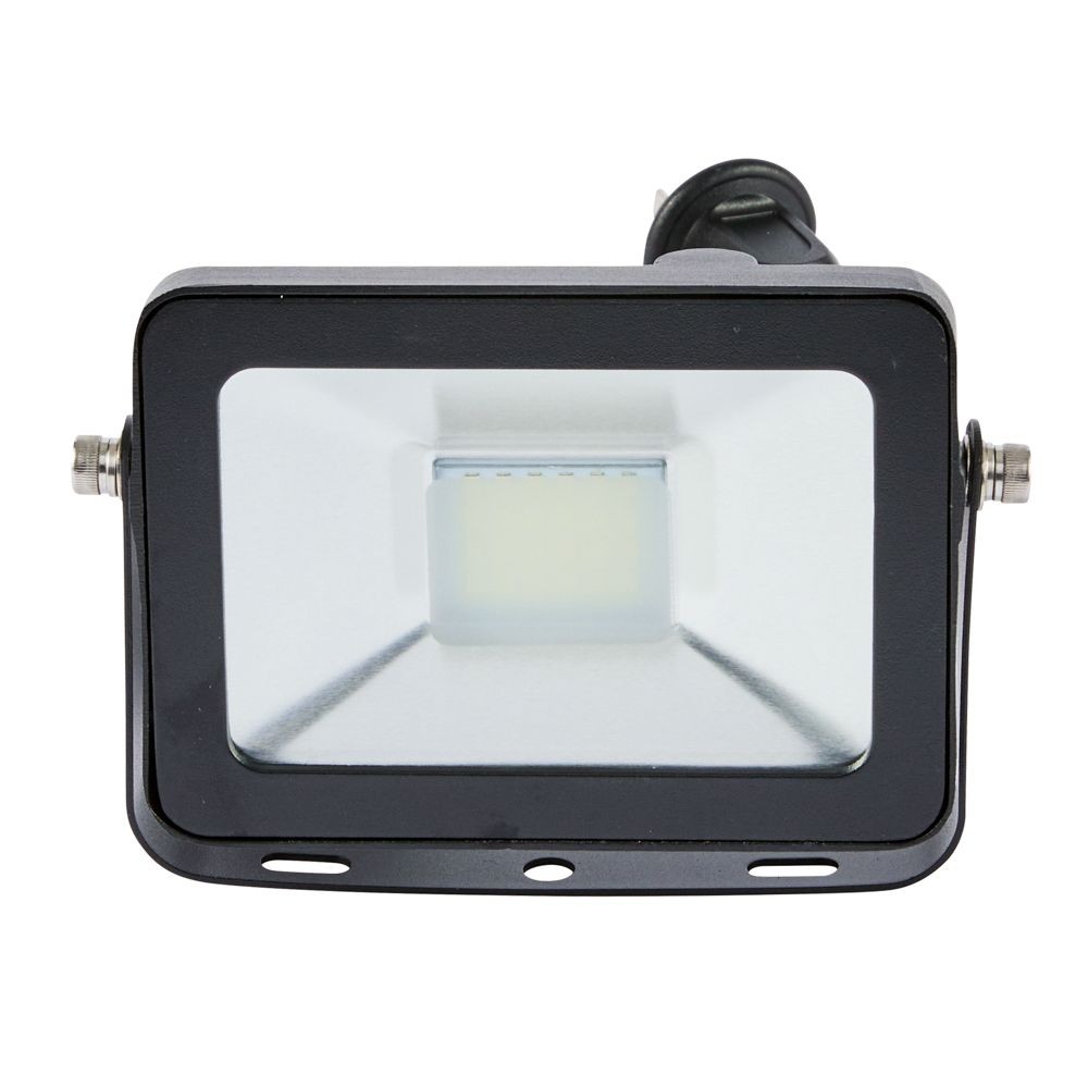 LEDフラット投光器, ブラック, 10W