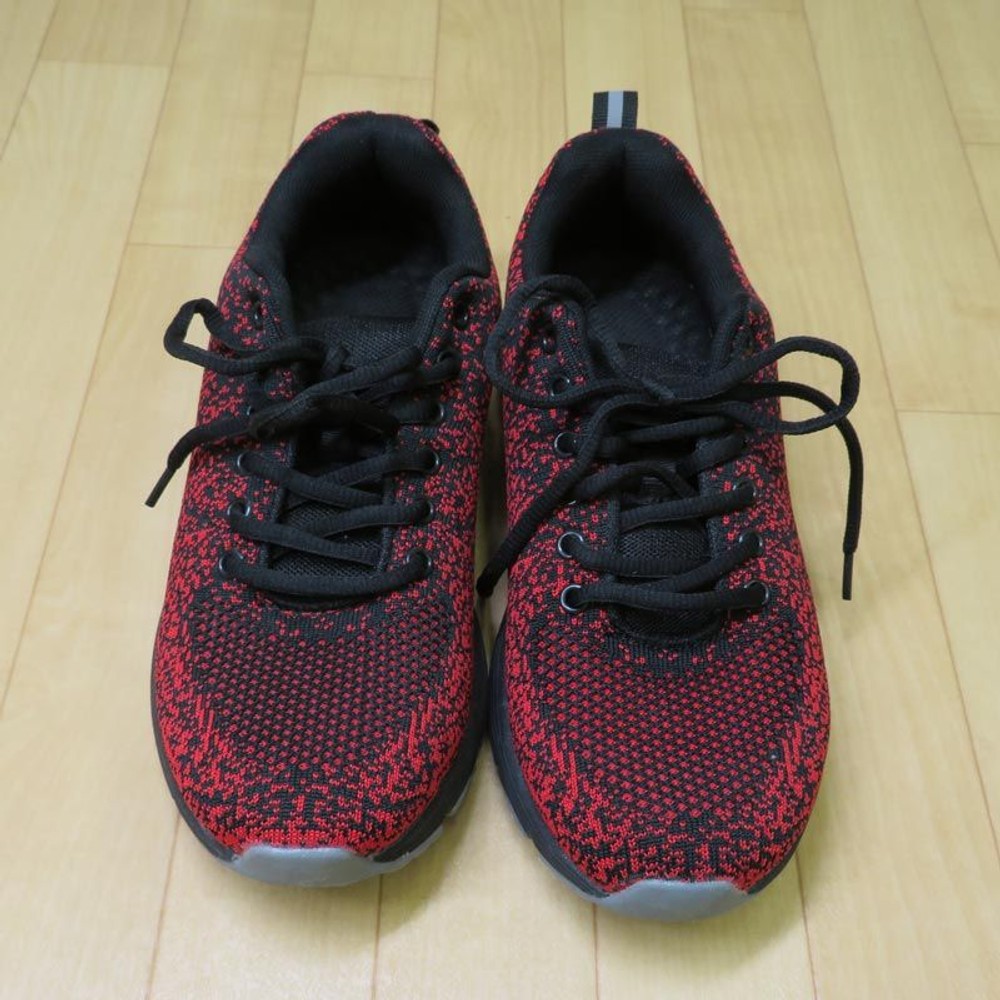 クッション性にすぐれたシューズ005Ｈ レッド, レッド（24.0）, 24.0cm