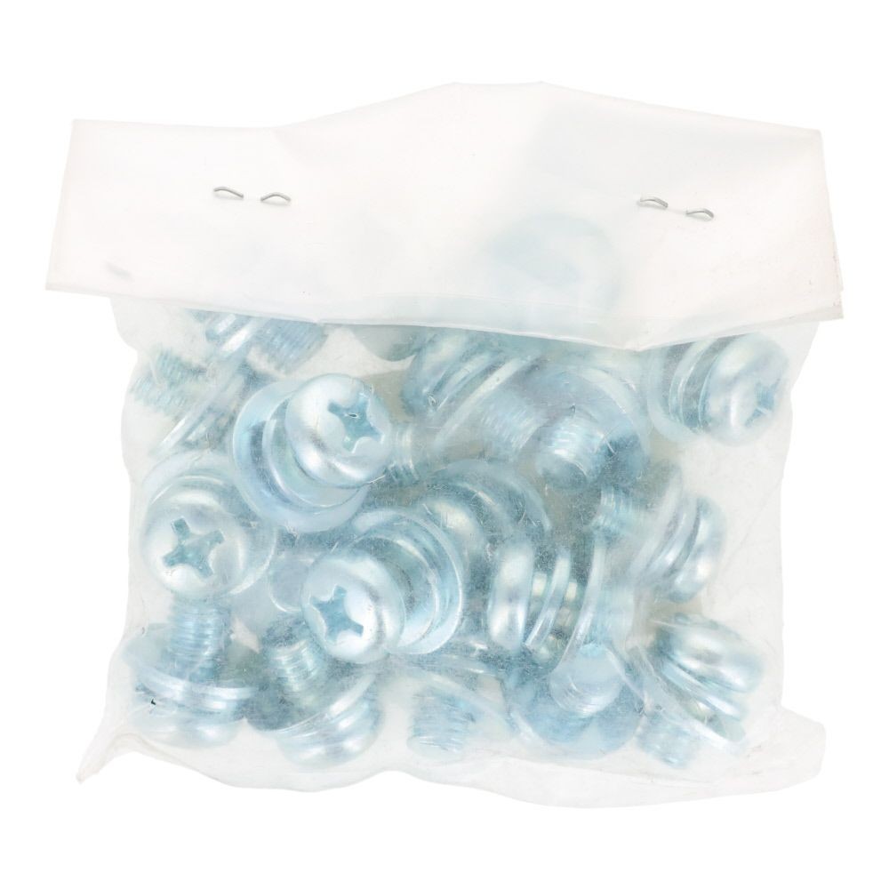 ユニクロ　座金組込ねじ　Ｐー３　Ｍ８&times;１２　２０個入り, ねじ, M8&times;12