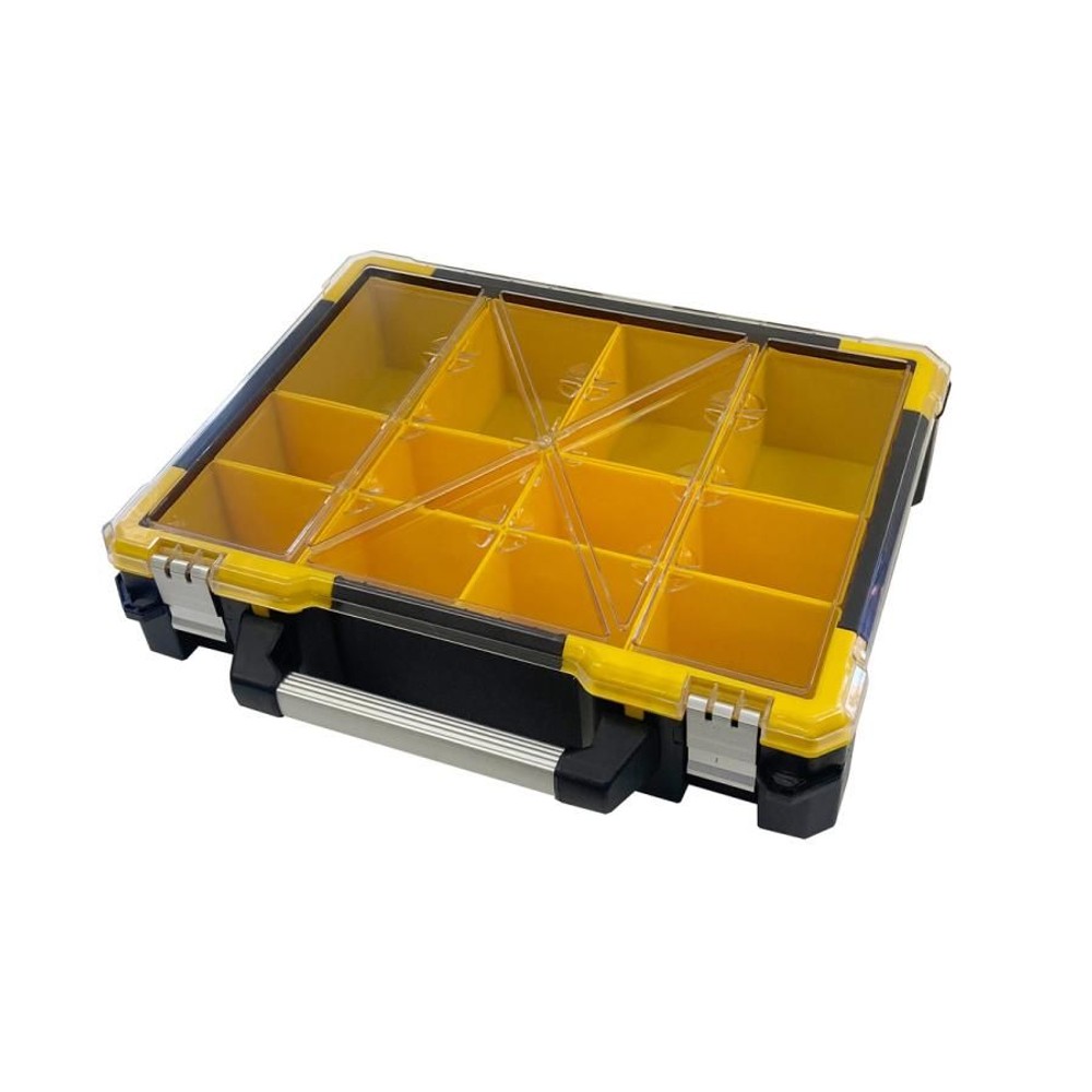 WIZ'A ウィザ パーツボックス 大 WL3086-B, 半透明ケース, 幅490&times;奥行420&times;高さ115mm