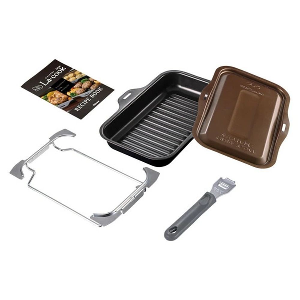 パロマ  ラ・クックグランセット PGDL-50, ブラック, 幅310mm&times;奥行240mm&times;高さ50mm