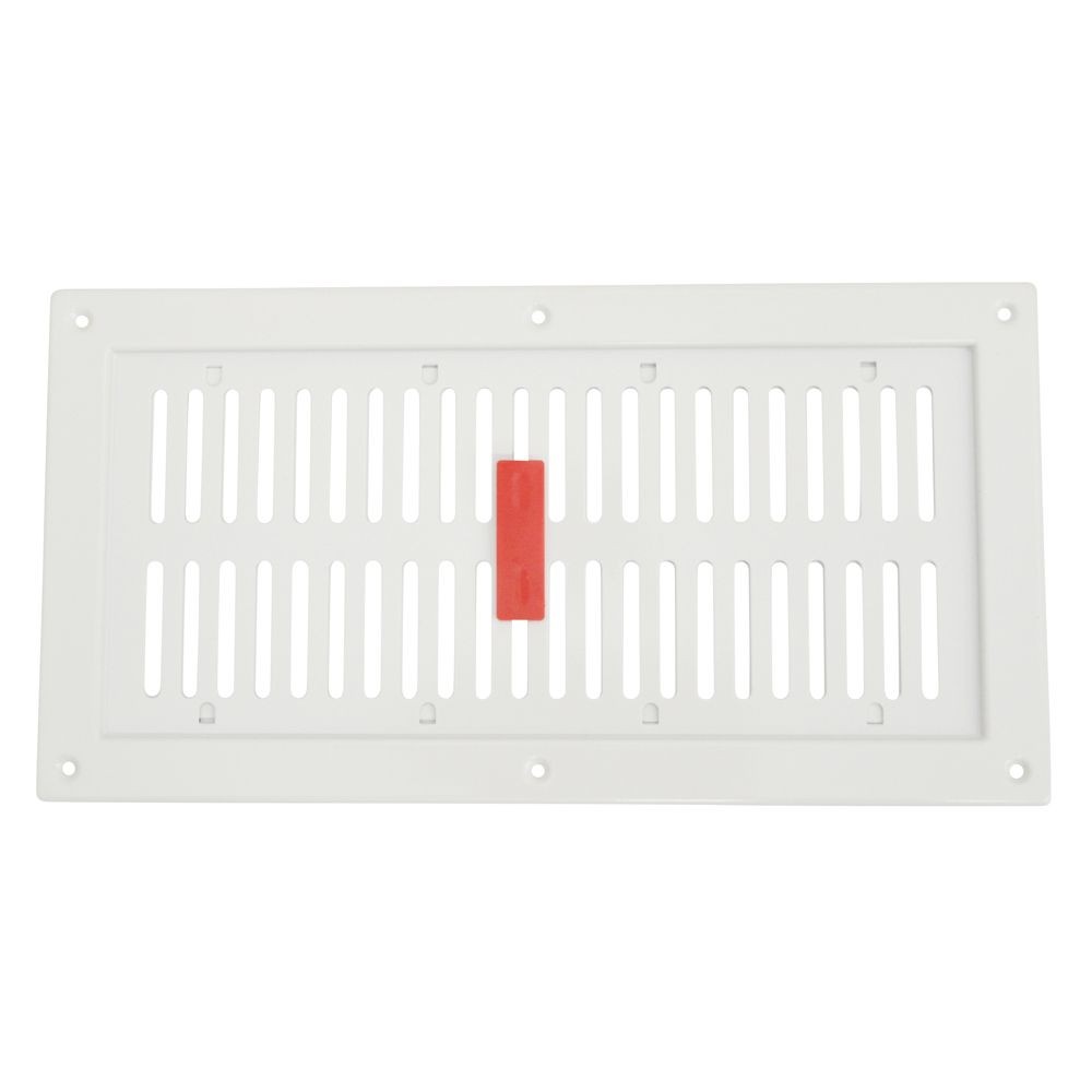 宇佐美工業　ステンレス製軒天換気口　萩　防火ダンパー付　１５&times;３０ｃｍ, ホワイト, 小サイズ