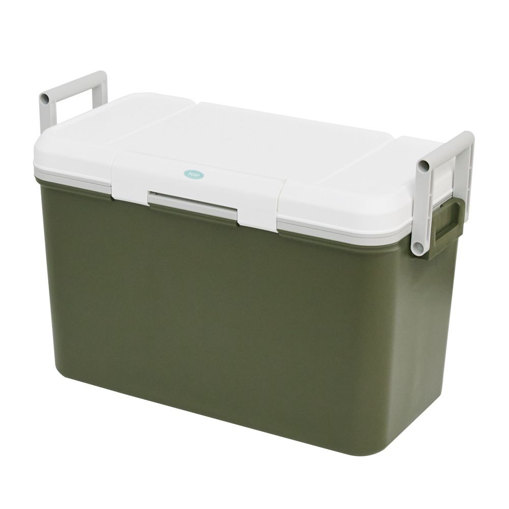 テーブルトップクーラー３６Ｌ, 本体：カーキ／天板：ホワイト, 36L