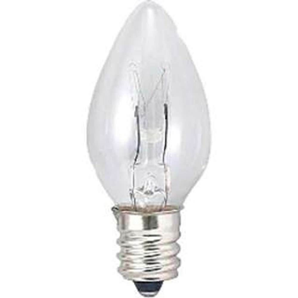 ヤザワ　ローソク球7ＷＥ12, クリア, E12 7W