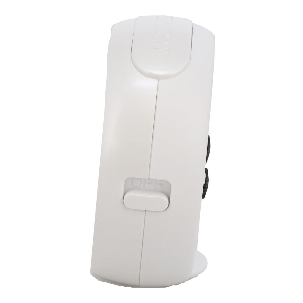 ウィザ WIZ'A 自動点灯機能付きアナログ目覚まし時計, パールホワイト, WIZA-T036