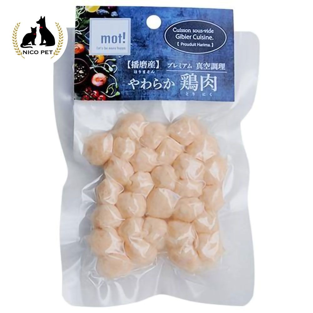 mot! やわらか鶏肉 ささみミートボール 60g, ささみミートボール, 60g