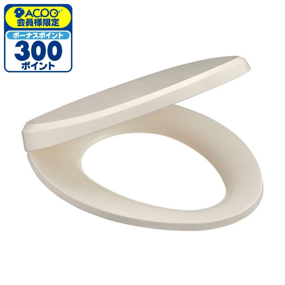 サンエイ SANEI 前丸便座 PW9032-I アイボリー, アイボリー, 幅388mm&times;奥行480mm&times;高さ62mm