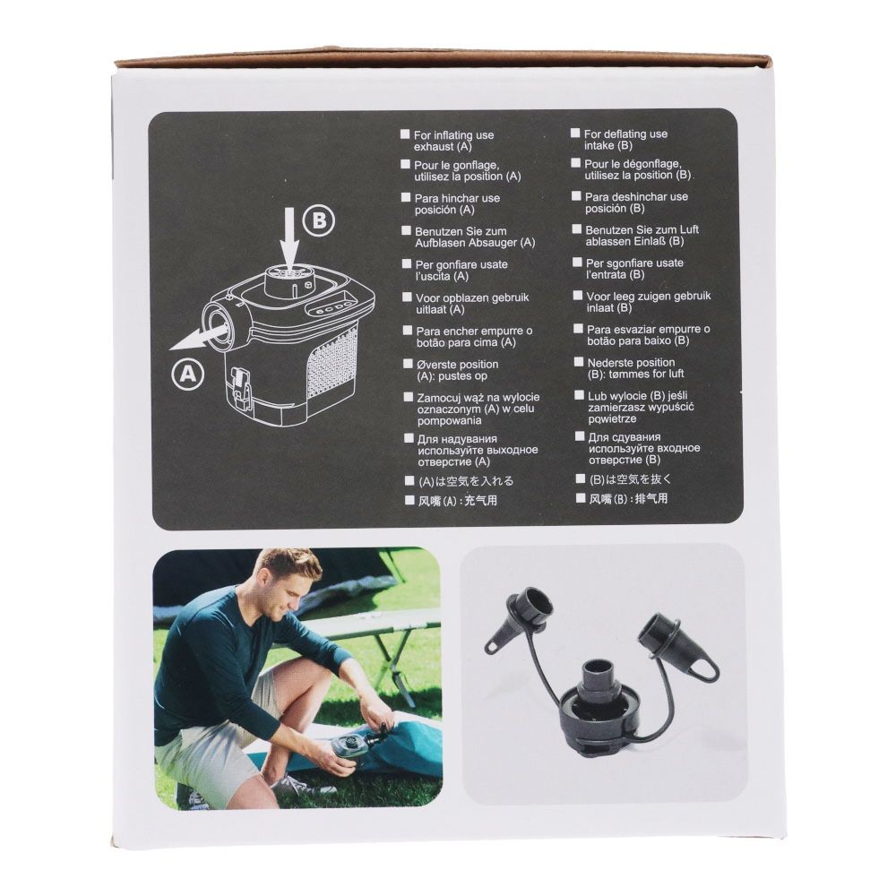 ＩＮＴＥＸ（インテックス） バッテリーポンプＵー６６６３８, ブラック, U-66638