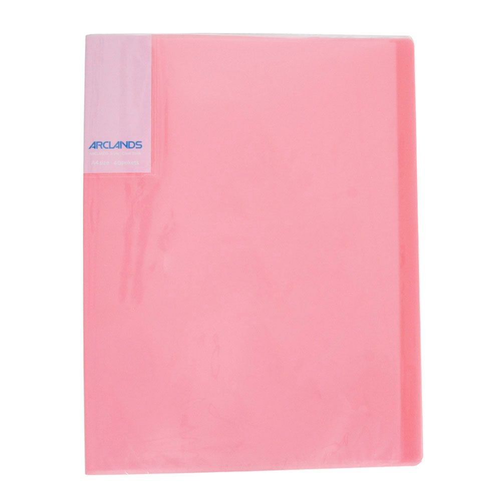 ウイザ WIZ'A透明クリアブックＡ4 40P, グリーン, A4 40ポケット