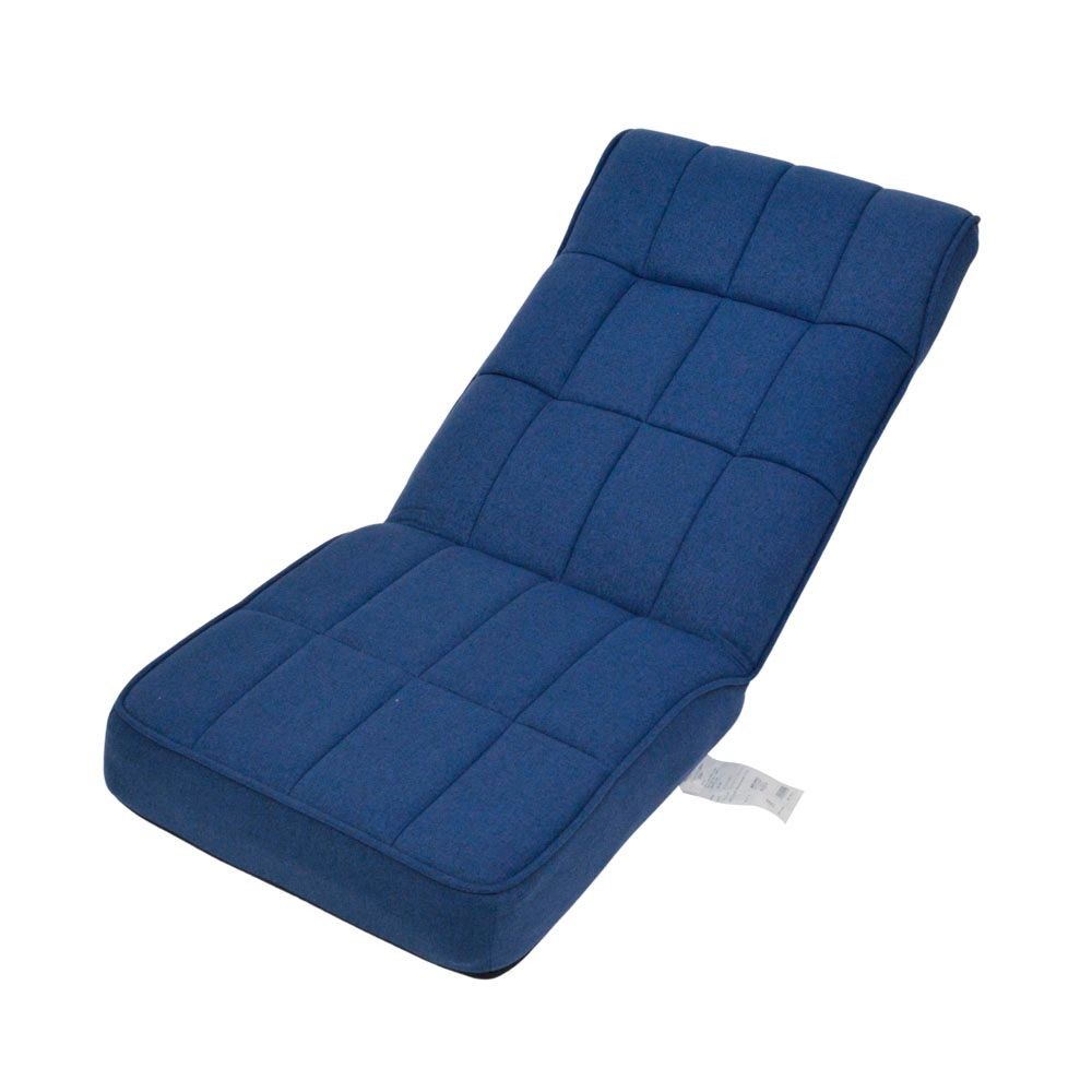 ジェルクッション座椅子, ネイビー, 幅490mm&times;奥行620mm&times;高さ710mm