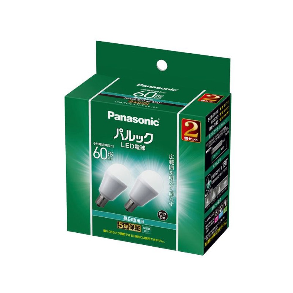 小型ＬＥＤ60Ｗ／ＬＤＡ7ＮＧＥ17ＳＫ6, その他カラー１, 1個入り