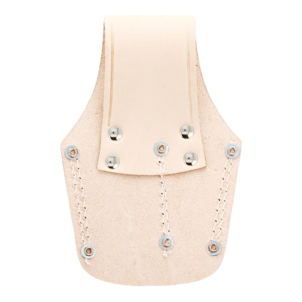 GREENCROSS 牛ヌメ皮製ペンチ・工具2丁差し 175mm〜200mm用 DP-12, ベージュ, 2丁差