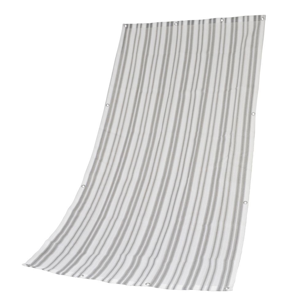 日よけオーニング グレーストライプ, グレーストライプ（200×200）, 200×200cm