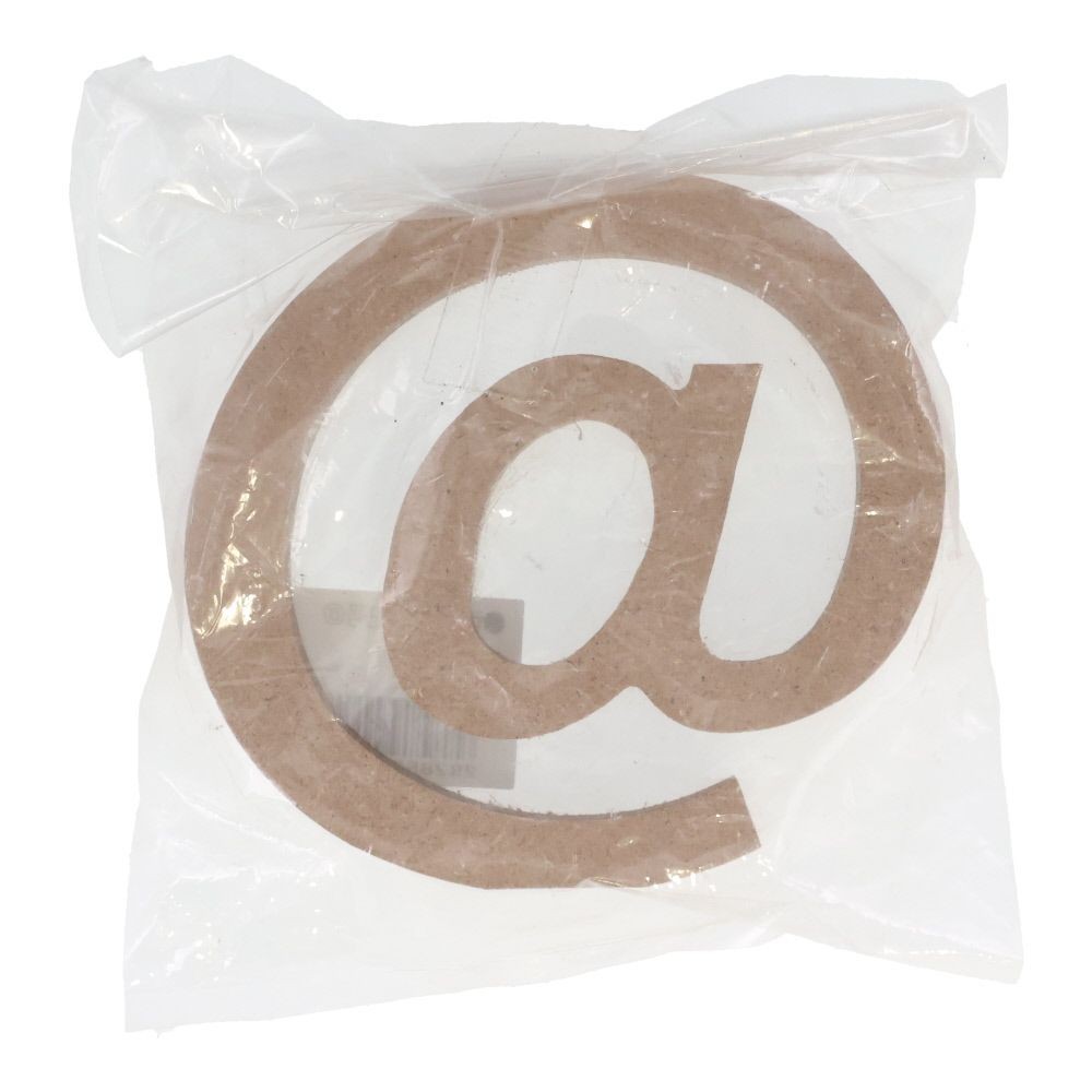 切文字　記号＠, 茶, 記号