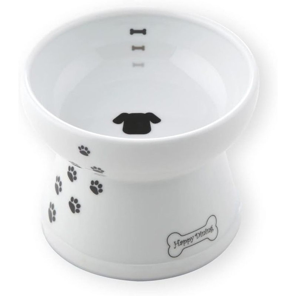 猫壱　脚付フードボウル　犬柄・犬用, その他カラー１, その他サイズ１