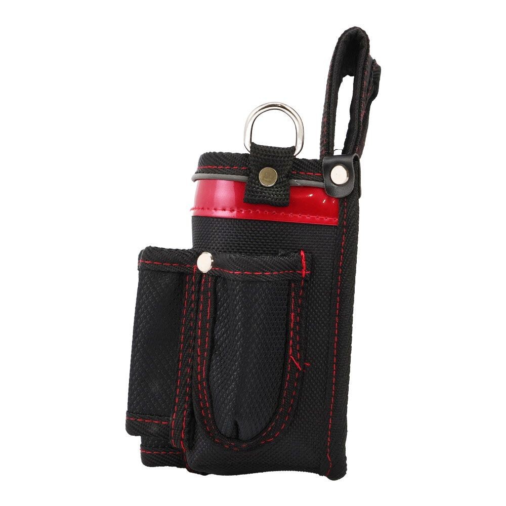 アークランズ WORKMASTER (ワークマスター) 小型腰袋 差付 1段, 黒, 差付1段