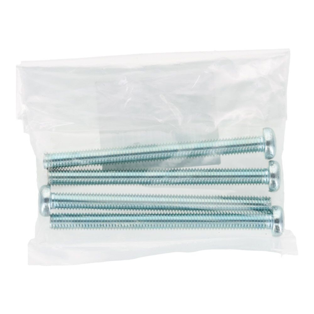 小ねじ　なべ　ユニクロ　Ｍ５&times;６０ｍｍ　４本入, シルバー, M5&times;60mm