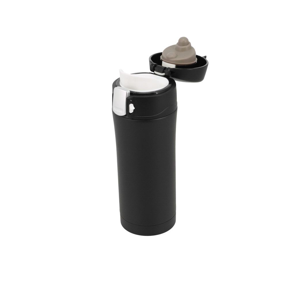 ウィザ WIZ'A ワンタッチボトル３５０ｍｌ　ＢＫ, ブラック, 350ml