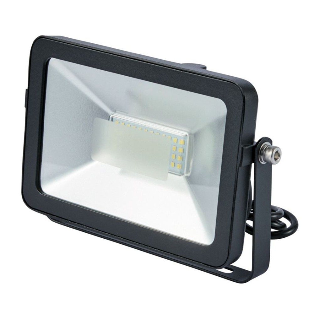 LEDフラット投光器, ブラック, 10W