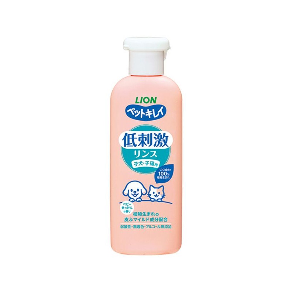 ライオン　低刺激リンス　子犬・子猫　220ｍｌ, 子犬・子猫用, 220ml