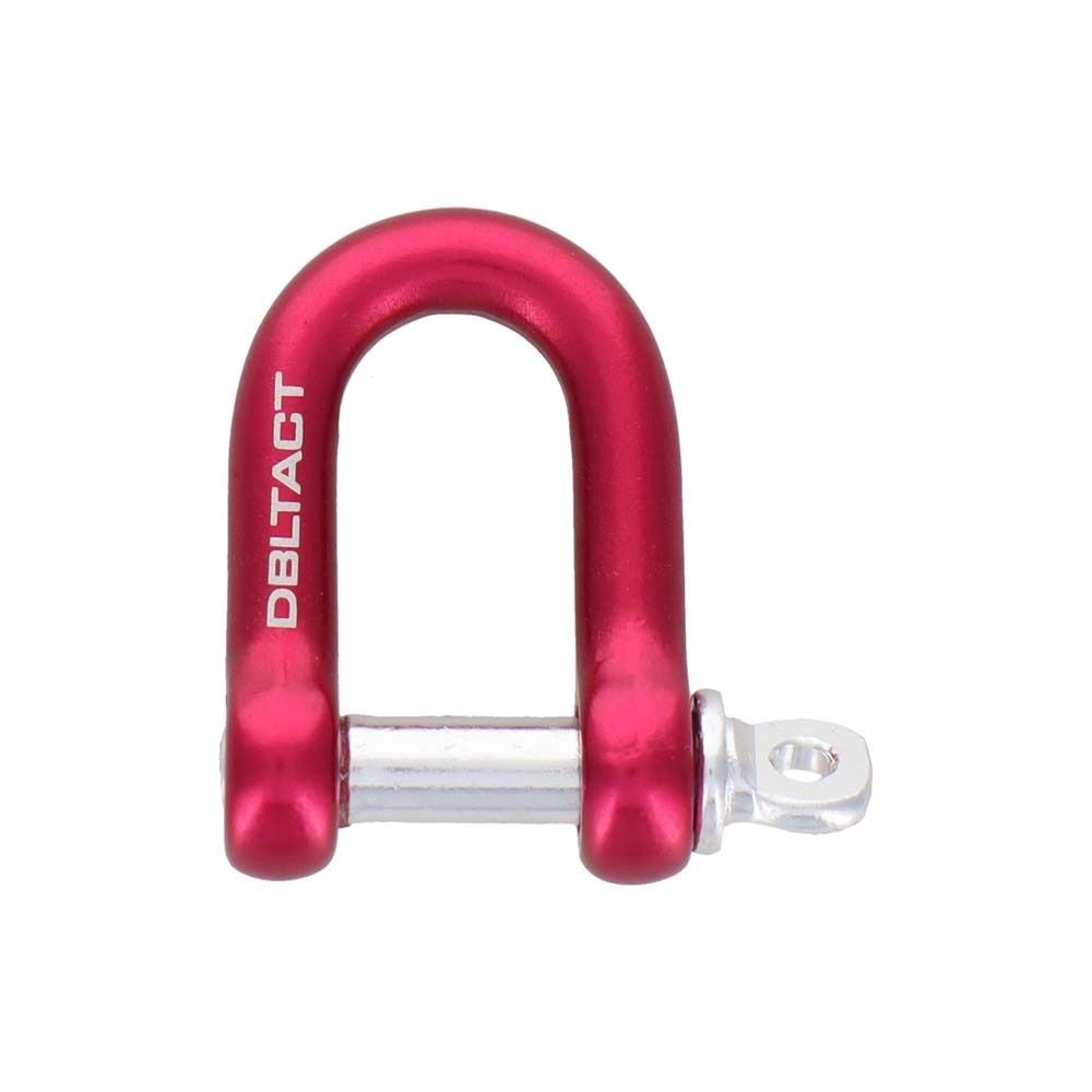DBLTACT Ｕ字環　軽量アルミ　φ6mm　DT-AU-6GT, レッド, φ6mm