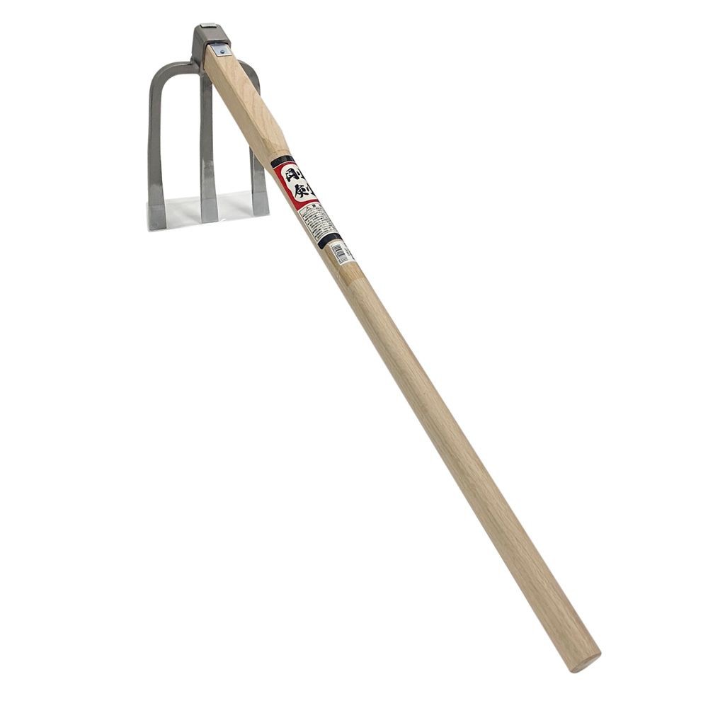剛剣 三本備中鍬 ３尺柄付, 三本備中鍬, 幅190mm&times;奥行918mm&times;高さ290mm