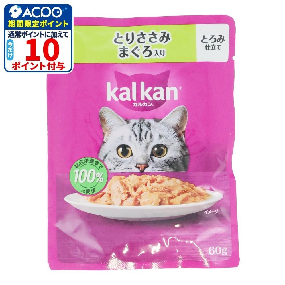 カルカンパウチ　とりささみ　まぐろ入り, とりささみ　まぐろ入り, 60g