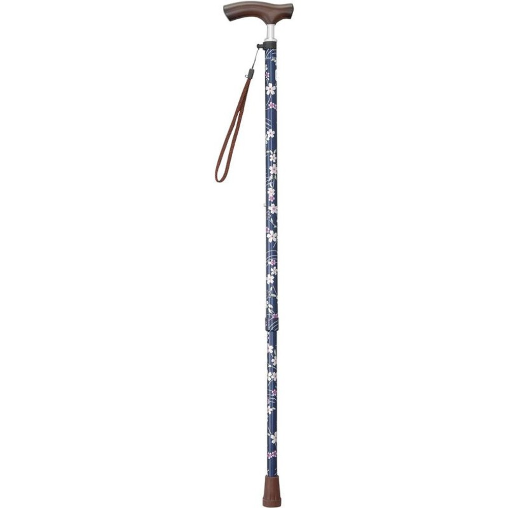 幸和製作所 ティコブ伸縮ステッキ EN12, サクラネイビー, 65.5〜85.5cm