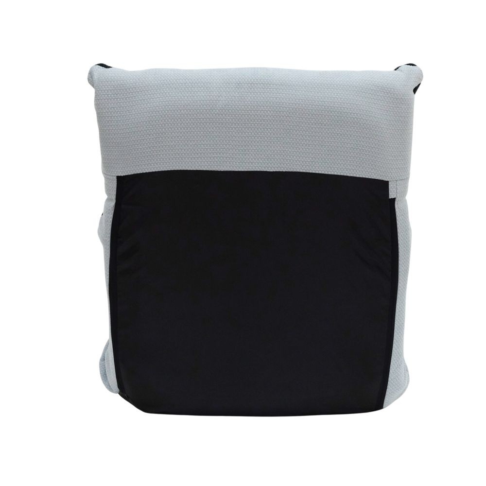 フラットになるもこもこ座椅子バイカラーＶＩＺ０８ＢＬ, ブルー, 幅500mm&times;奥行1070mm&times;厚さ135mm