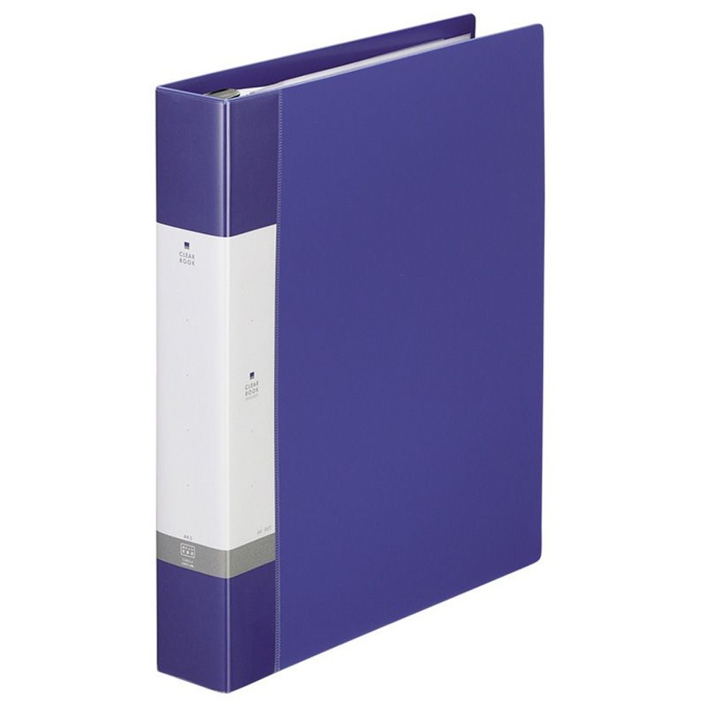 リヒト　クリヤーブックＡ4Ｓ　　35Ｐ　Ｇ3803―8, 青, A4タテ